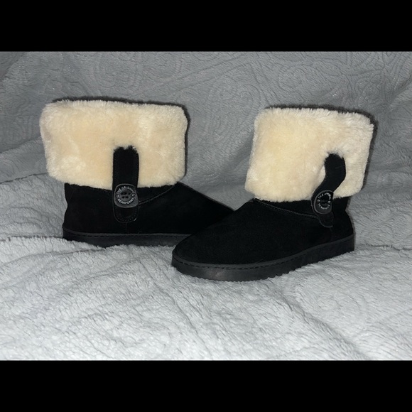 dearfoams Shoes - Black Boots